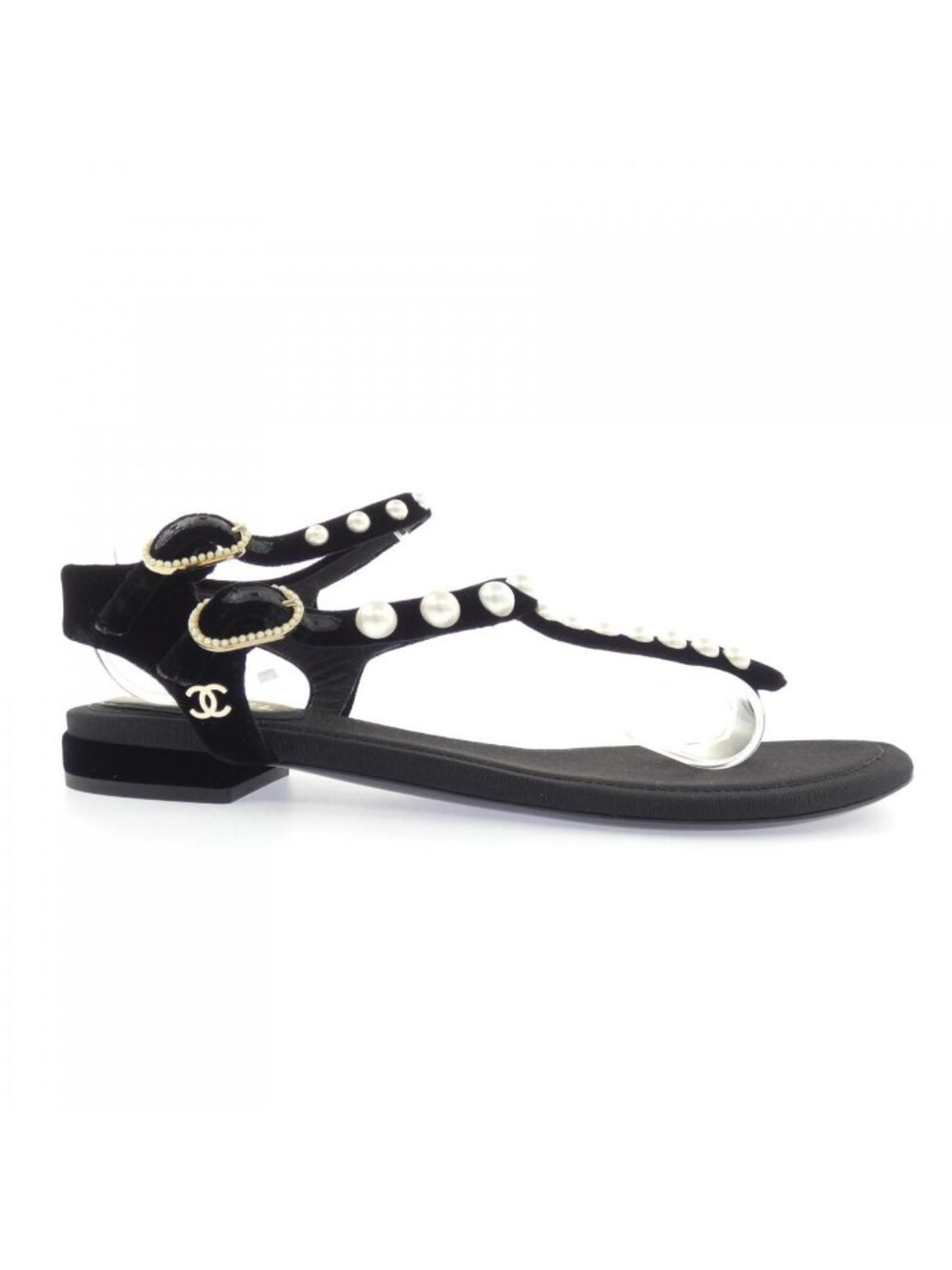Chanel Sandals Black